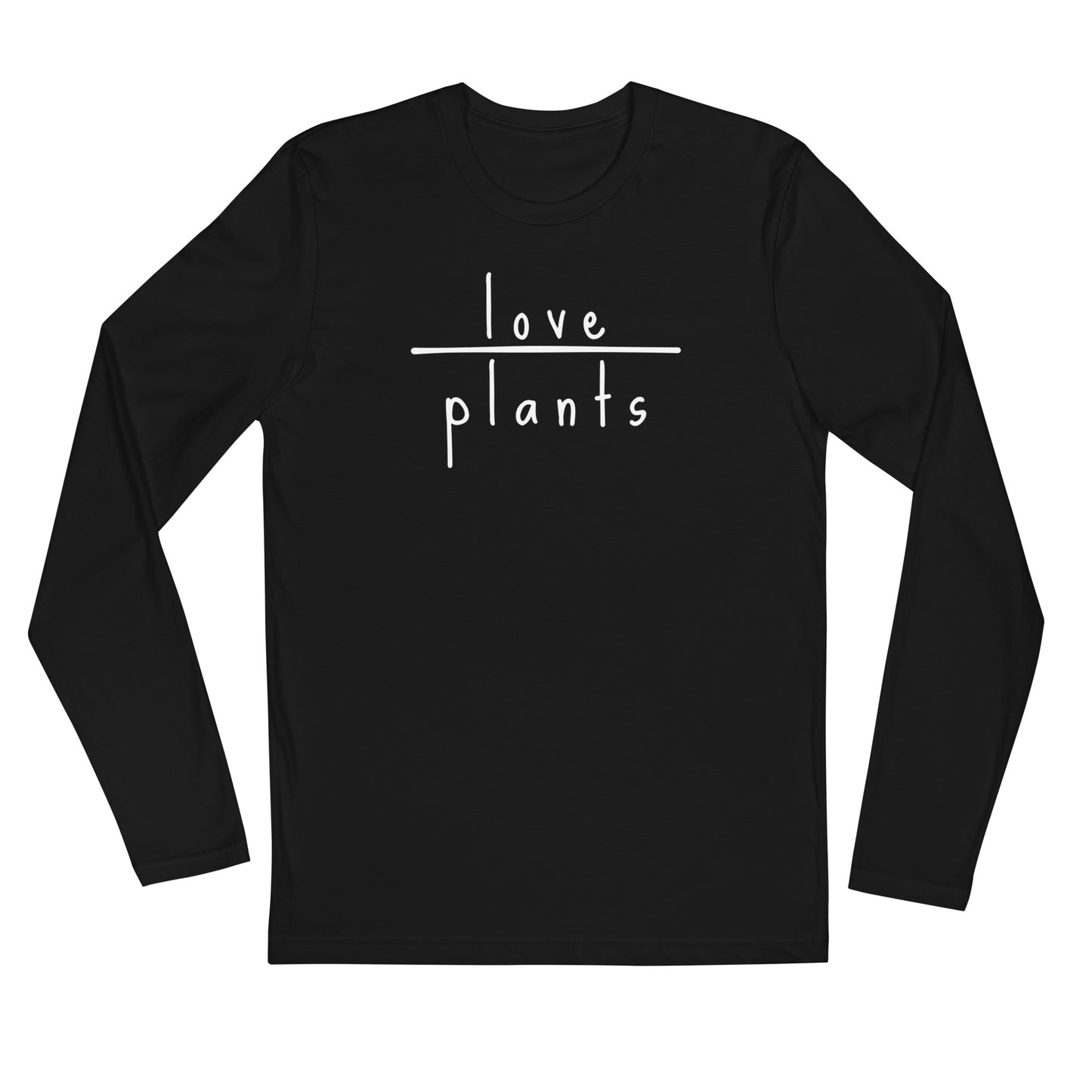 Love Plants - Next Level Fitted Long Sleeve T-shirt