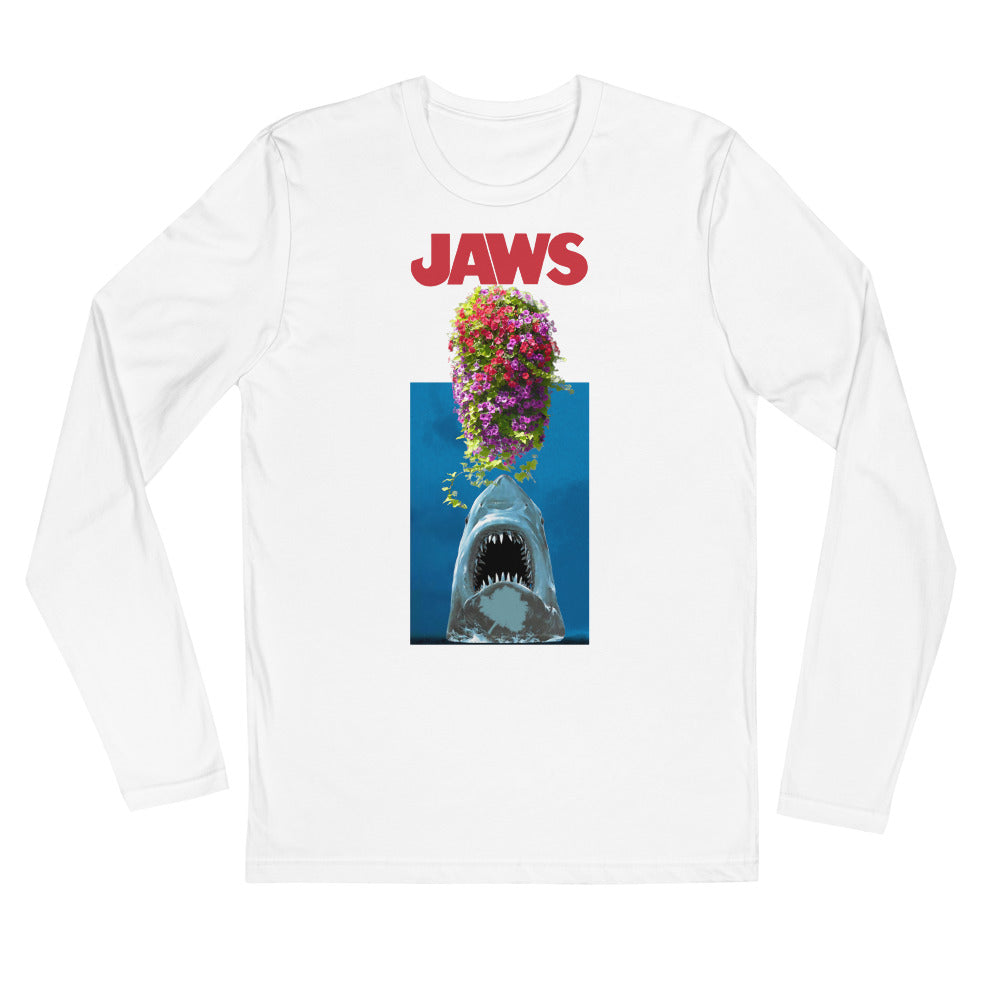 Jaws - Next Level Fitted Long Sleeve T-shirt