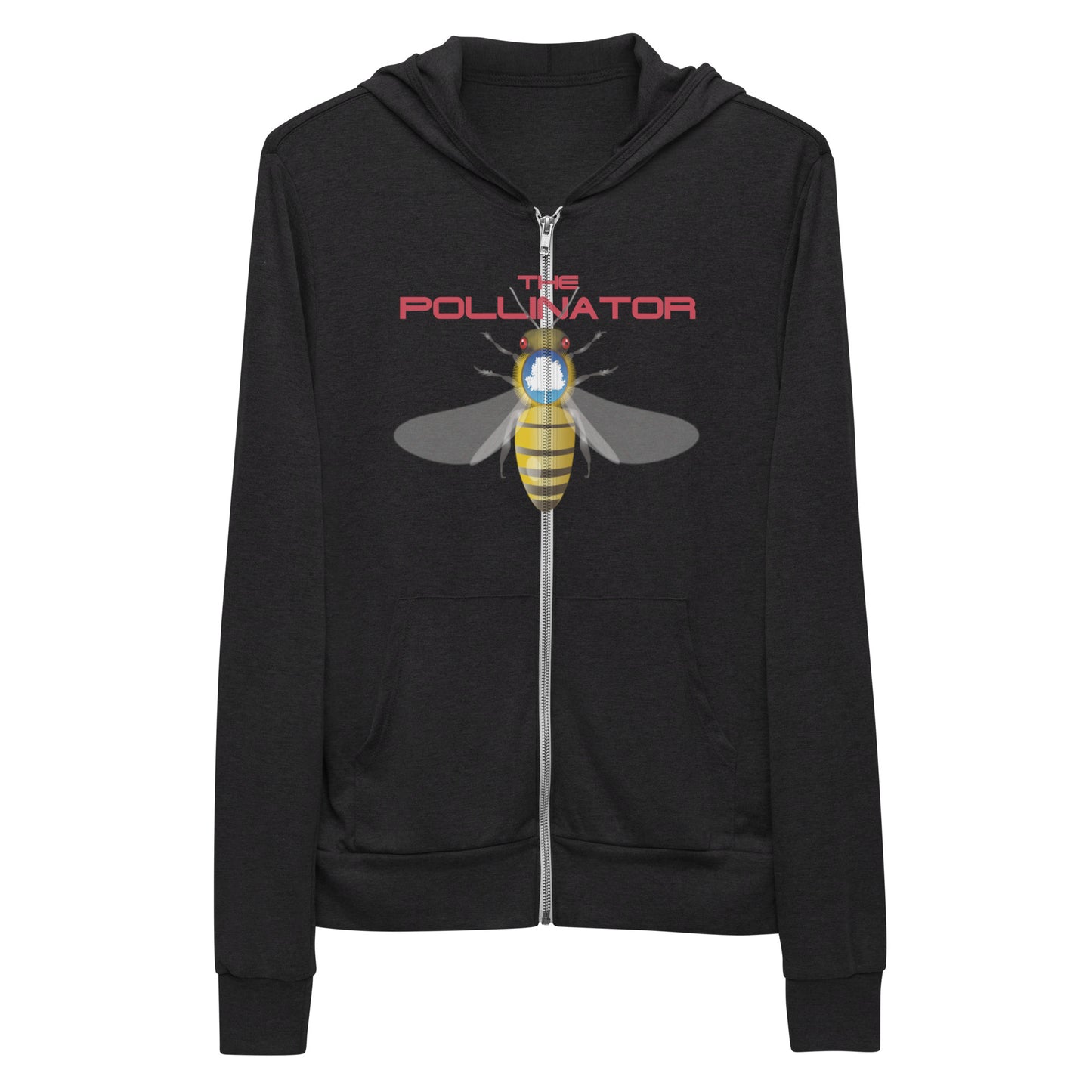 The Pollinator - Bella + Canvas Lightweight Zip Hoodie