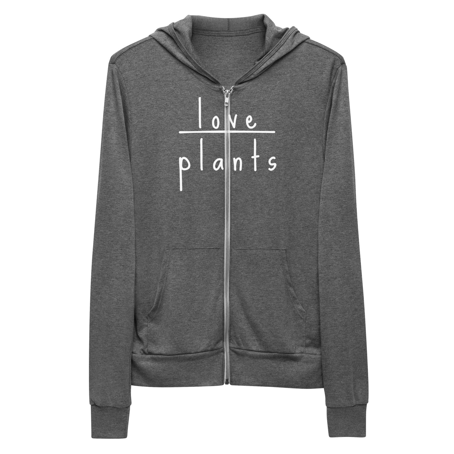 Love Plants - Bella + Canvas Lightweight Zip Hoodie