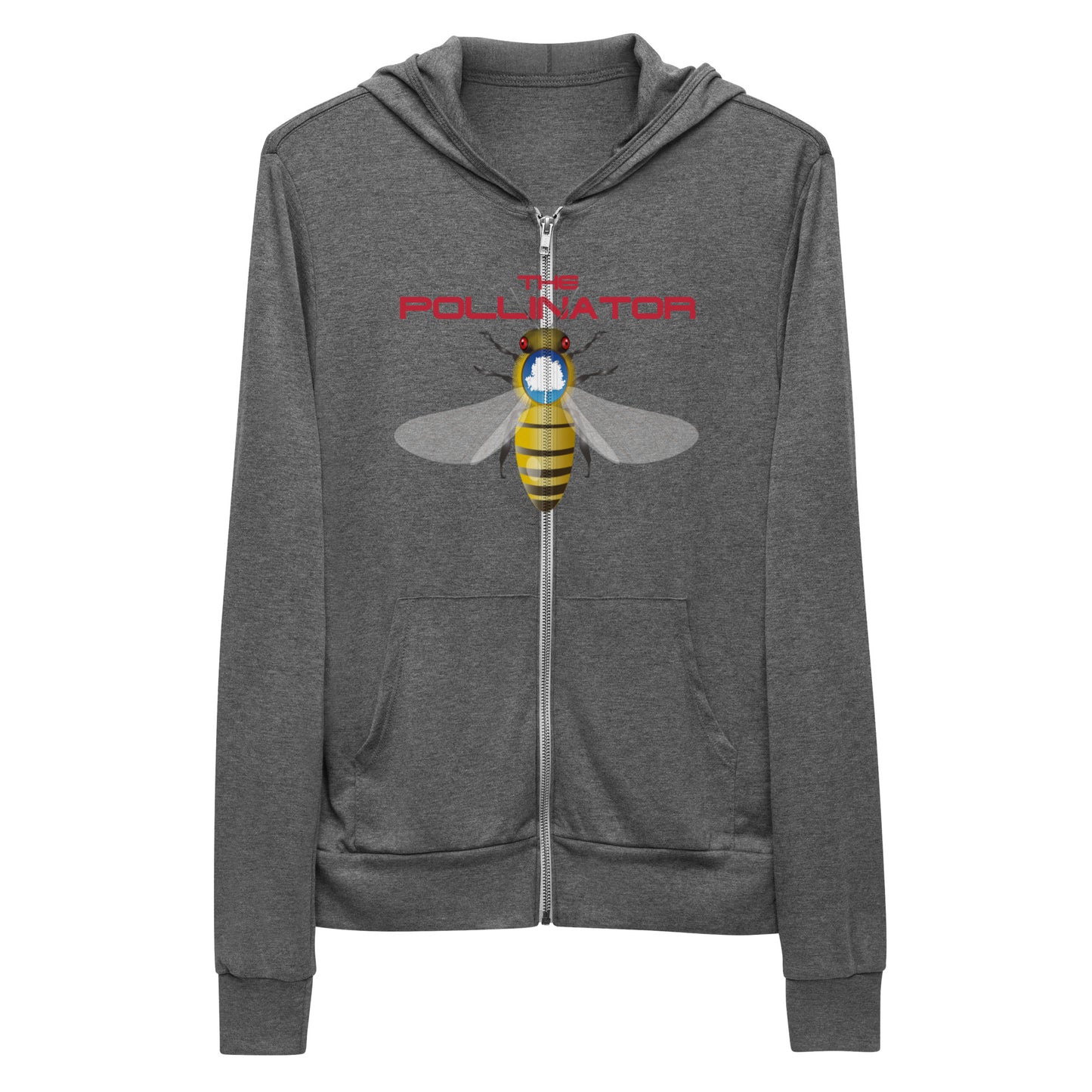 The Pollinator - Bella + Canvas Lightweight Zip Hoodie