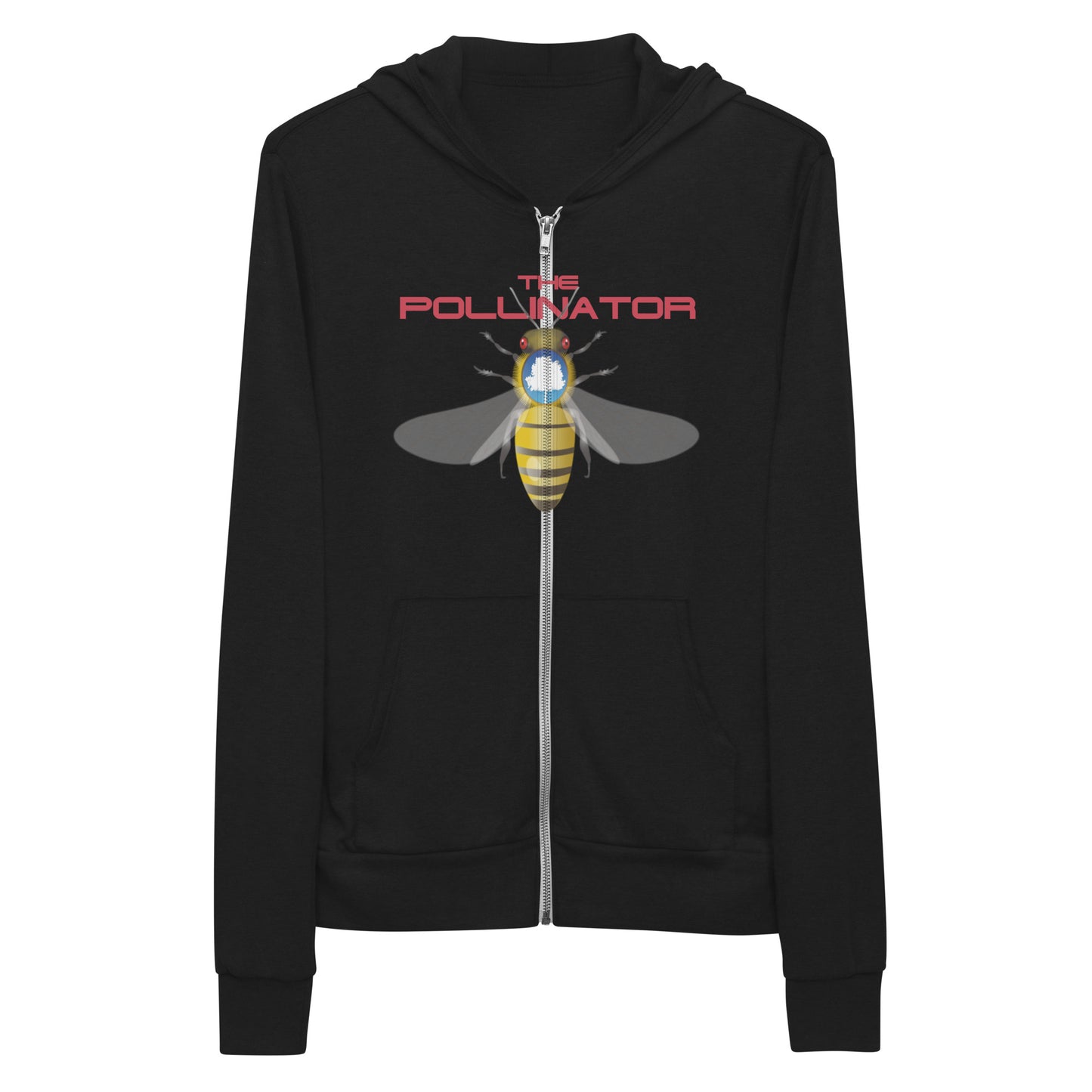 The Pollinator - Bella + Canvas Lightweight Zip Hoodie