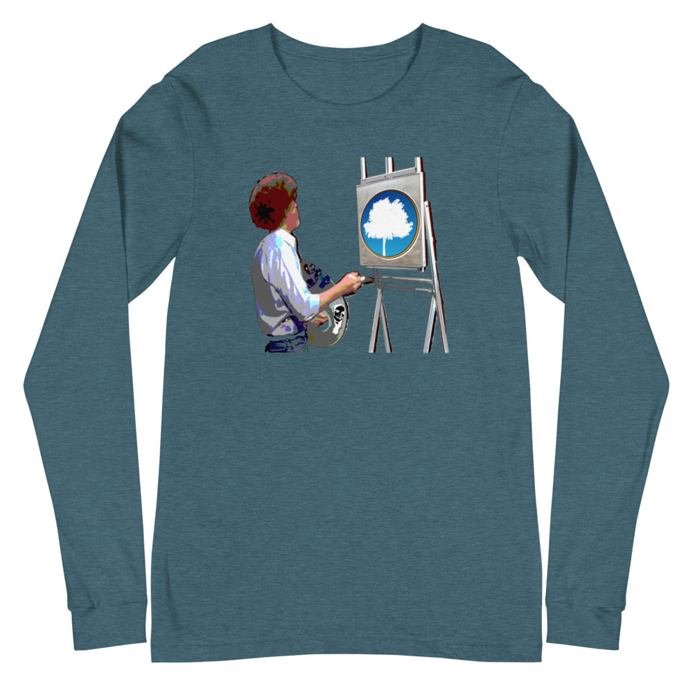 Happy Tree - Bella + Canvas Long Sleeve T-shirt