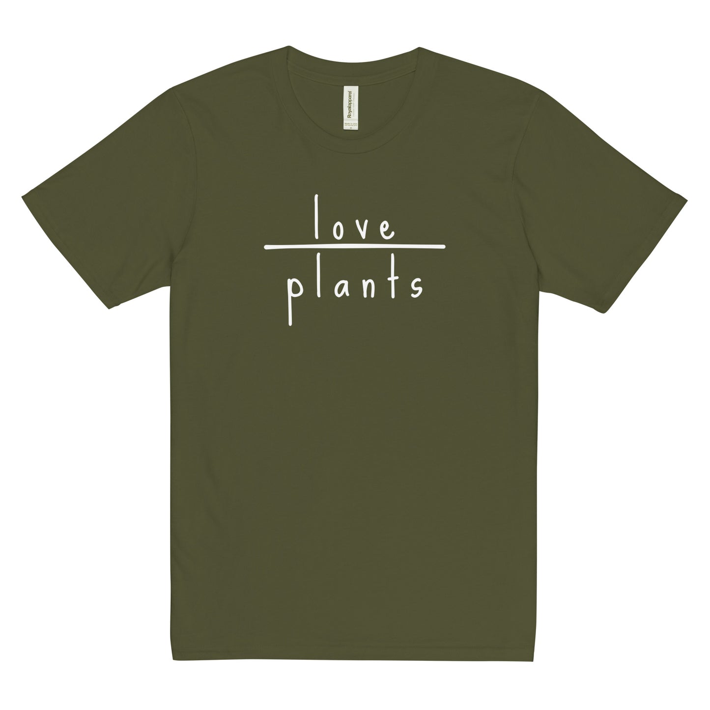 Love Plants - Royal Apparel Premium Hemp T-shirt